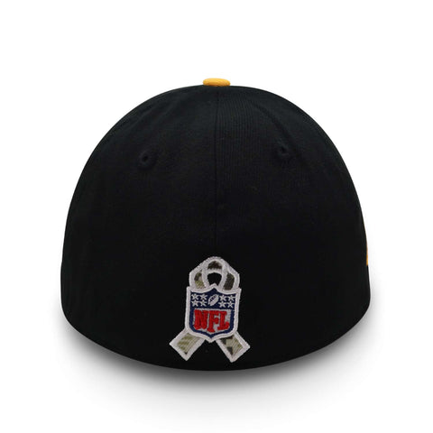 Gorra New Era 39Thirty NFL Steelers STS 22 Negra Cerrada