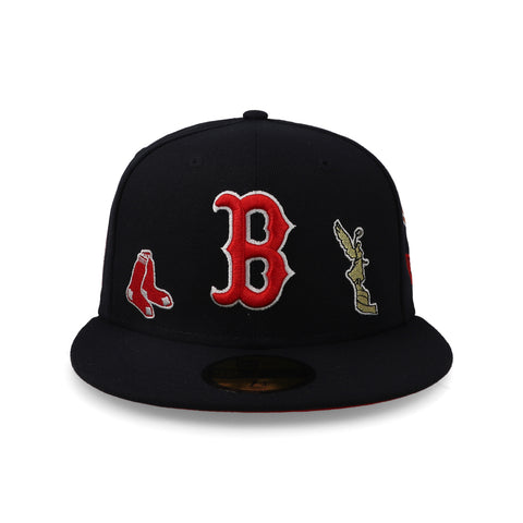 Gorra New Era 59Fifty MLB Red Sox City Element Cerrada