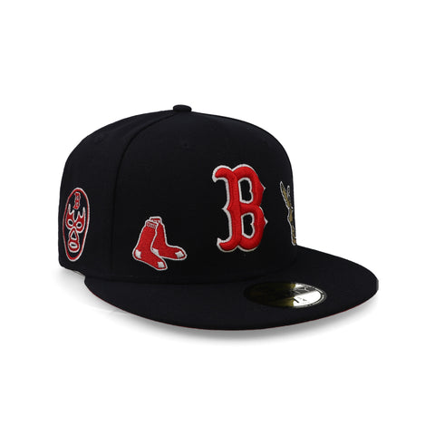 Gorra New Era 59Fifty MLB Red Sox City Element Cerrada