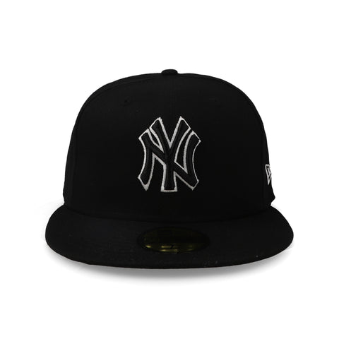Gorra New Era 59Fifty MLB Yankees Team Outline Cerrada