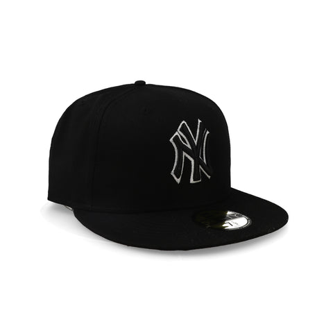 Gorra New Era 59Fifty MLB Yankees Team Outline Cerrada