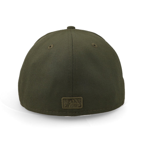 Gorra New Era 59Fifty MLB Dodgers Core Olivo Cerrada