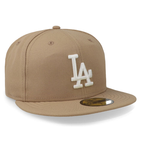 Gorra New Era 59Fifty MLB Dodgers Core Camel Cerrada
