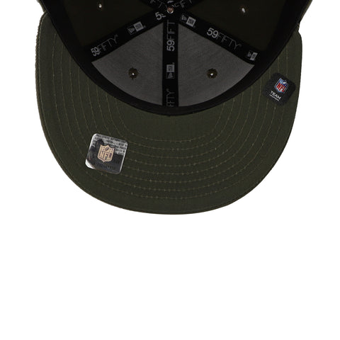 Gorra New Era 59 Fifty NFL Raiders Core Verde Olivo Unitalla
