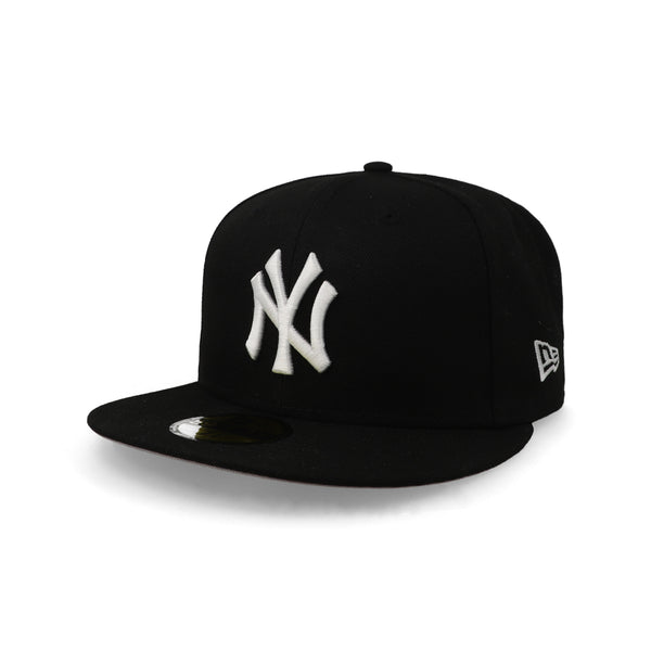 Gorra New Era 59Fifty MLB Yankees Negro Blanco Gris