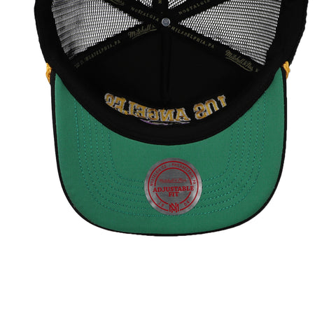 Gorra Mitchell & Ness NBA Lakers Gold Leaf Trucker Unitalla