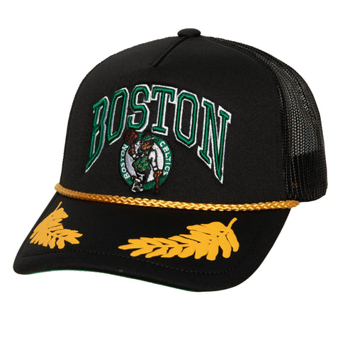 Gorra Mitchell & Ness NBA Celtics Gold Leaf Trucker Unitalla