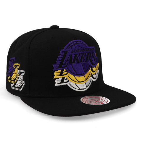 Gorra Mitchell & Ness NBA Lakers Drop It Negra Ajustable