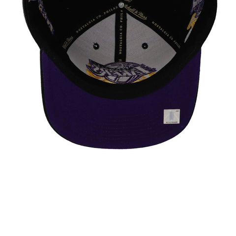 Gorra Mitchell & Ness NBA Lakers Drop It Negra Ajustable