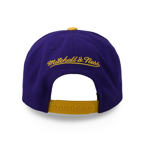 Gorra Mitchell & Ness NBA Lakers Boom Text Pro Unitalla