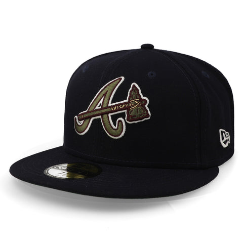 Gorra New Era 59 Fifty MLB Braves Botanical 15053 Negro