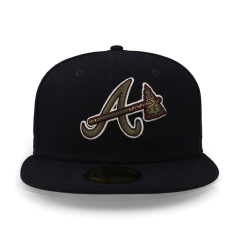 Gorra New Era 59Fifty MLB Braves Botanical Negro Cerrada