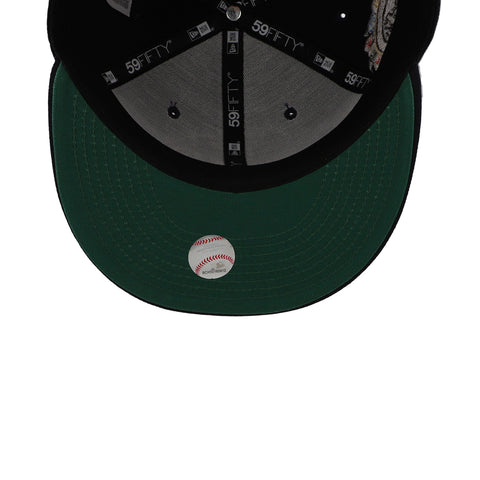 Gorra New Era 59Fifty MLB Braves Botanical Negro Cerrada