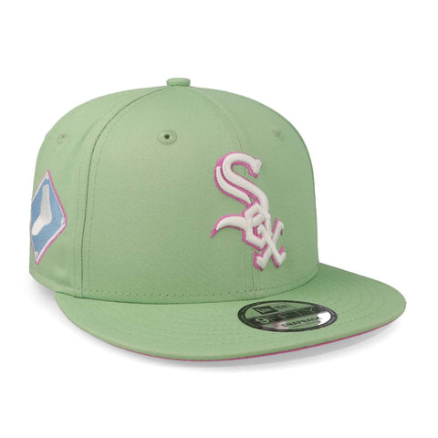 Gorra New Era 9Fifty MLB Chicago Patch Verde Unitalla