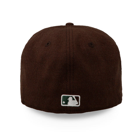 Gorra New Era 59Fifty MLB Mets Nogal Cigar Cerrada
