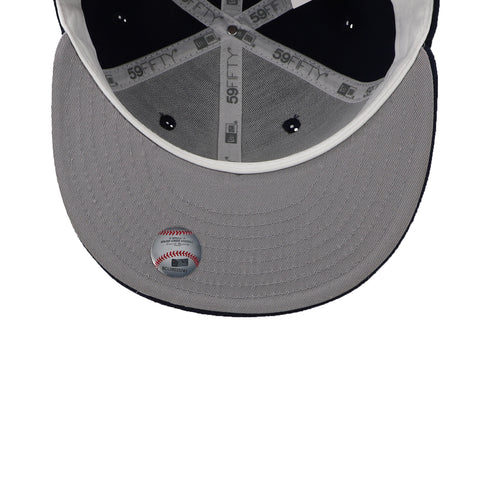 Gorra New Era 59Fifty MLB Los Angeles Azul Caramelo Cerrada