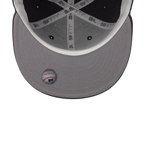 Gorra New Era 59Fifty MLB Boston Gris Rojo Cerrada
