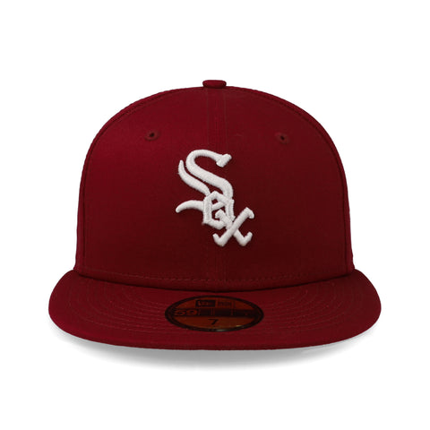 Gorra New Era 59Fifty MLB White Sox Guinda Cerrada