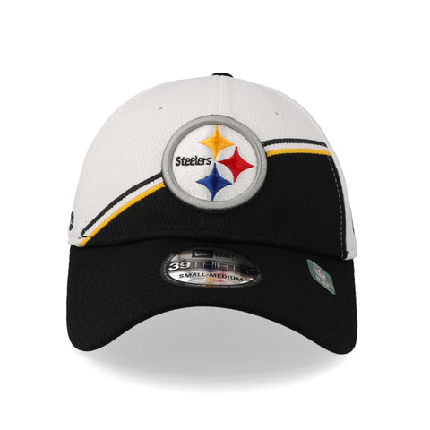 Gorra New Era 39 Thirty NFL Steelers Sideline 23 Negro Cerrada
