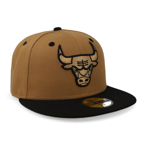 Gorra New Era 59 Fifty NBA Bulls Q323 Café Cerrada