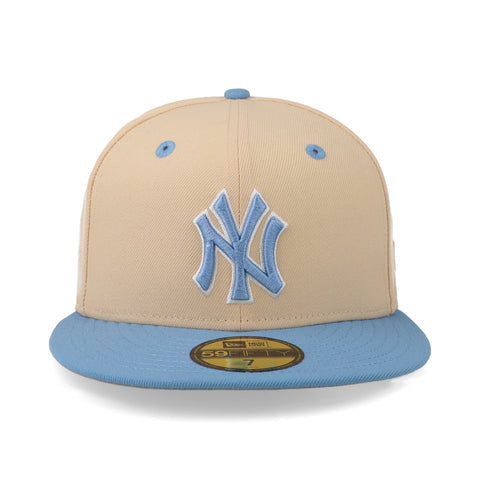 Gorra New Era 59 Fifty MLB Yankees Q323 Ice Latte Cerrada