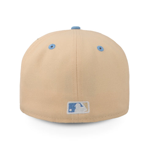 Gorra New Era 59 Fifty Mlb Q323 Ice Latte Yankees Crema Cerr