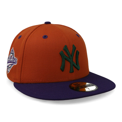 Gorra New Era 59Fifty MLB Yankees Geology Naranja Cerrada