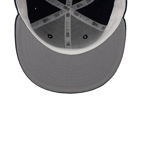 Gorra New Era 59Fifty MLB Yankees Azul Marino Gris Cerrada