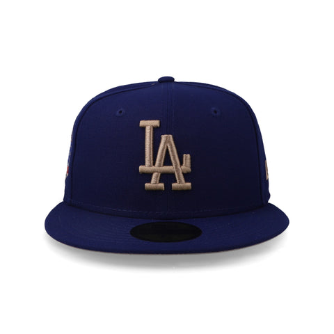 Gorra New Era 59Fifty MLB Dodgers Gold Leaf Cerrada