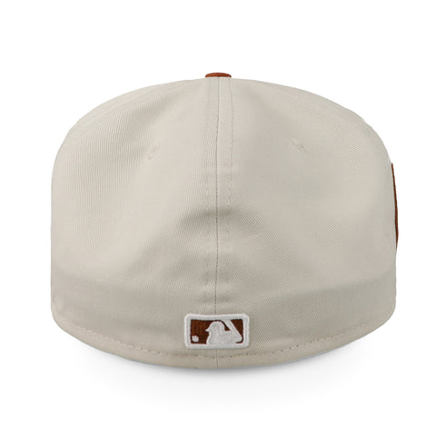 Gorra New Era 59Fifty MLB Pirates White Crown Marfil Cerrada