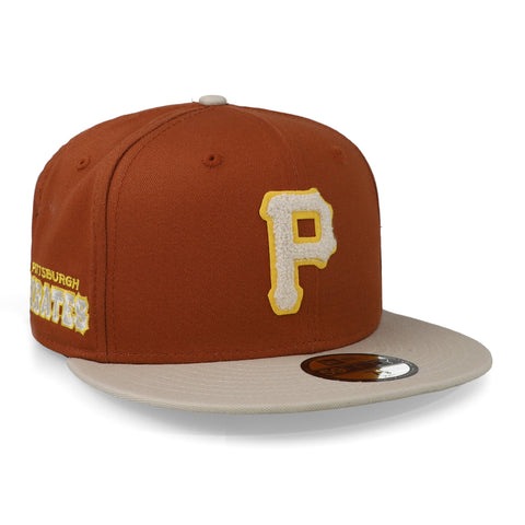Gorra New Era 59 Fifty MLB Pirates Boucle Marrón/Pin