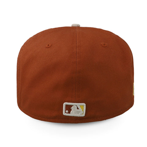 Gorra New Era 59 Fifty MLB Pirates Boucle Marrón/Pin