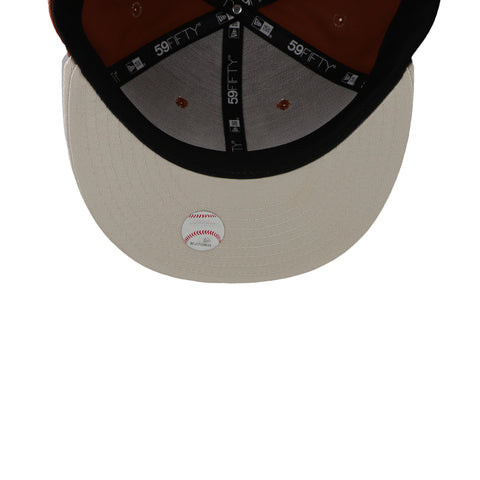 Gorra New Era 59 Fifty MLB Pirates Boucle Marrón/Pin