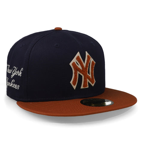 Gorra New Era 59 Fifty Mlb Boucle New York Yankees Azul Mari