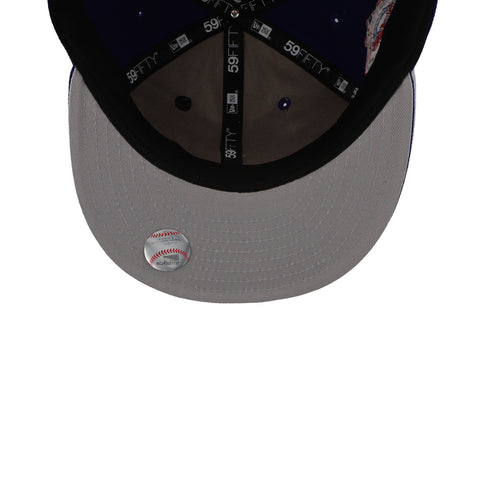 Gorra New Era 59 Fifty MLB Rangers Cooperstown Pin Azul