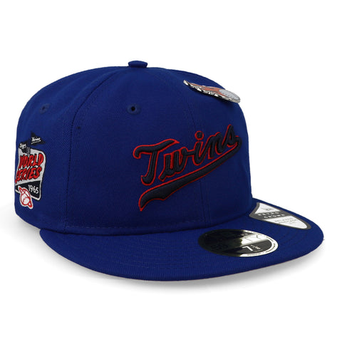 Gorra New Era 59 Fifty MLB Twins Cooperstown Pin Rc Cerrada