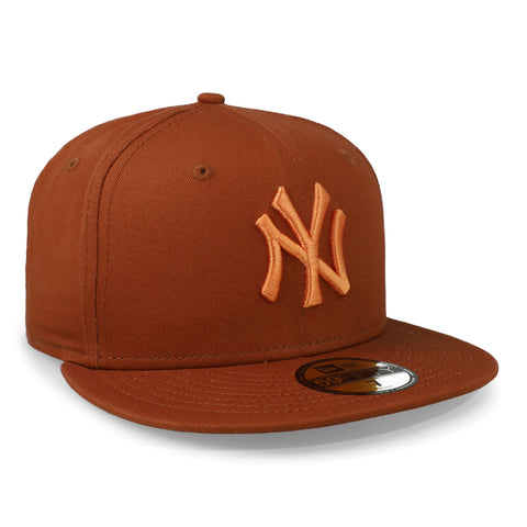 Gorra New Era 59Fifty MLB Yankees League Naranja Cerrada