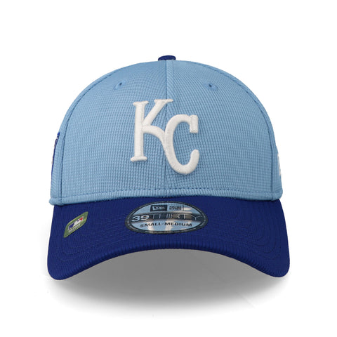 Gorra New Era 39 Thirty MLB Royals Azul Cerrada