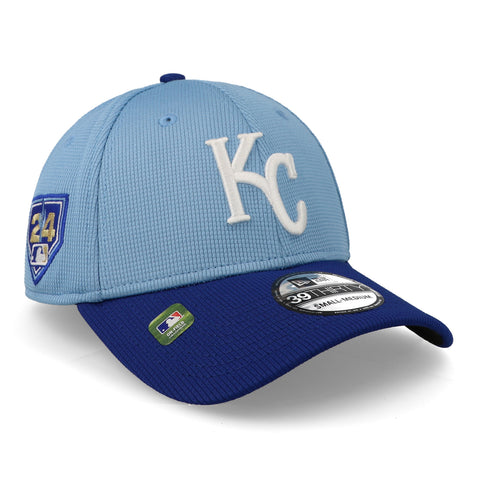 Gorra New Era 39 Thirty MLB Royals Azul Cerrada