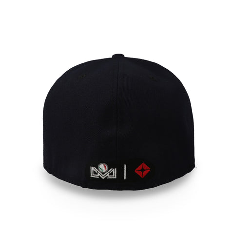 Gorra New Era 59Fifty LMB Charros Game Cap Negra Cerrada