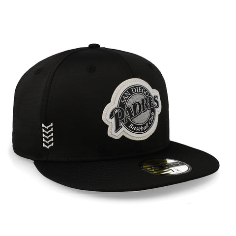 Gorra New Era 59Fifty MLB Padres CHAL 2024 Negra Cerrada