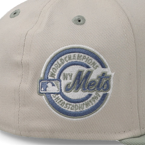 Gorra New Era 59Fifty Mets Sea Glass Cerrada
