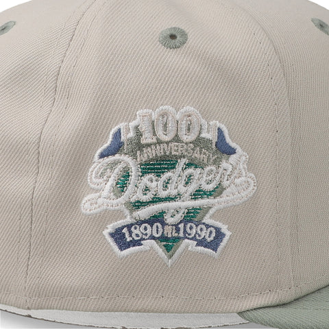Gorra New Era 59Fifty MLB Dodgers Sea Glass Cerrada