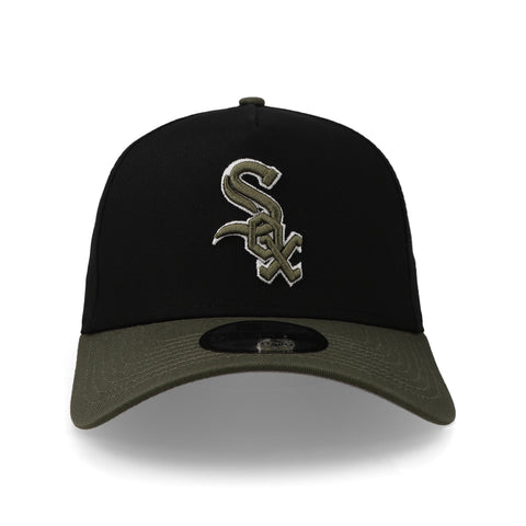 Gorra New Era 9FORTY MLB White Sox Negro Olivo Q124