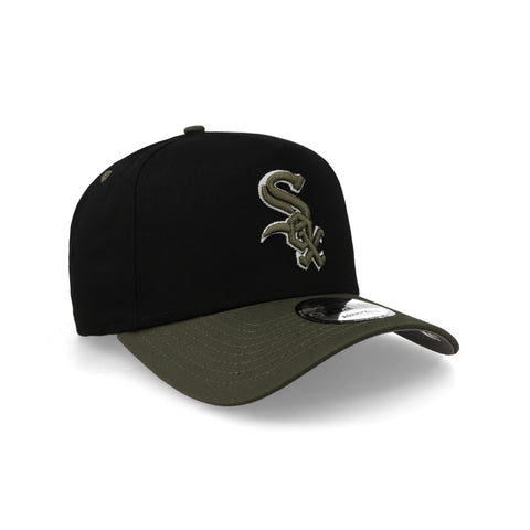 Gorra New Era 9FORTY MLB White Sox Negro Olivo Q124