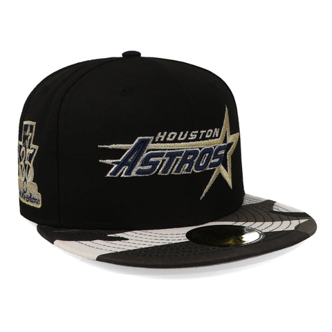Gorra New Era 59Fifty MLB Astros Metallic Camo Azul Cerrada