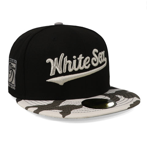 Gorra New Era 59Fifty MLB White Sox Metallic Camo Cerrada