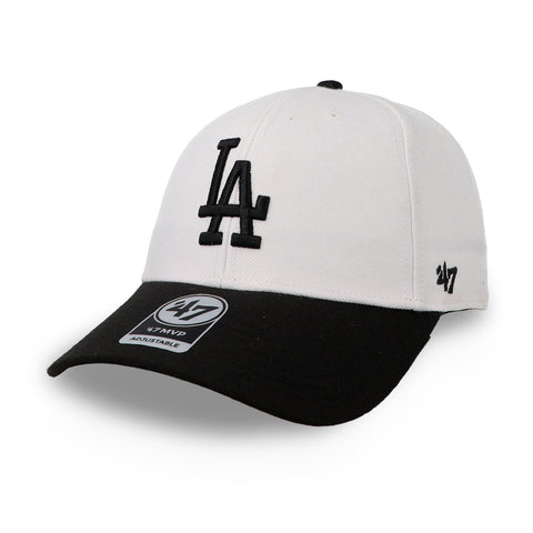 Gorra ‘47 MLB Sure Shot LA Dodgers Snapback Blanco/Negro