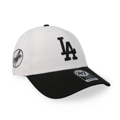 Gorra ‘47 MLB Sure Shot LA Dodgers Snapback Blanco/Negro