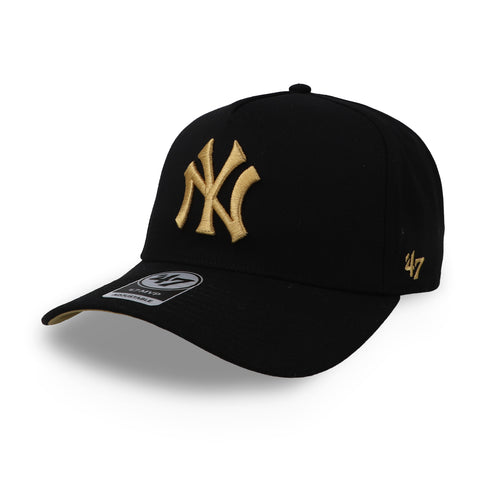 Gorra ‘47 MLB Sure Shot Cotton NY Yankees Negro/Dorado Unitalla
